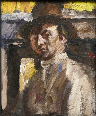 David Bomberg, A Self-portrait, 1931 [Copyright Daniel Katz Gallery, London]