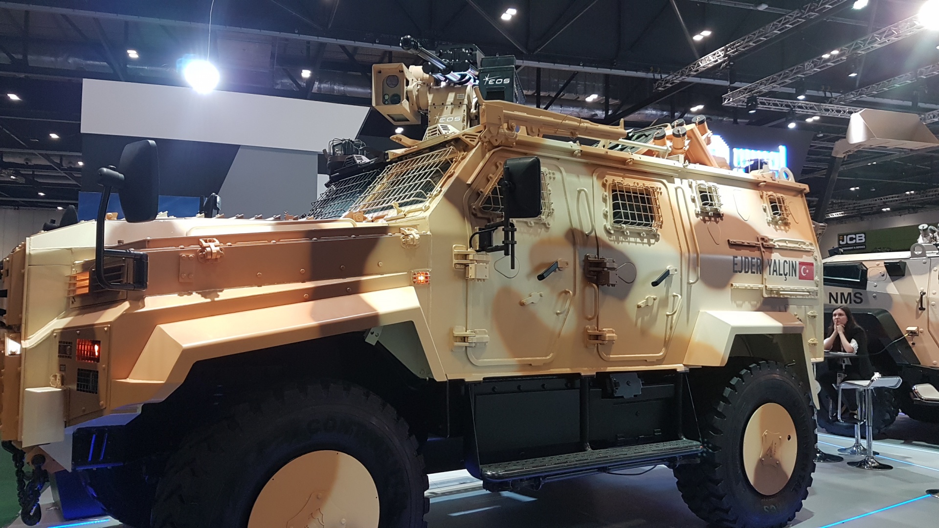 Turkish arms companies such as Nurol Makina had a major presence at DSEI 2019